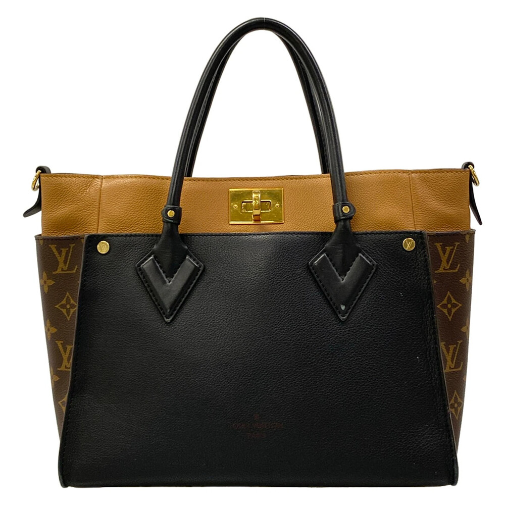 Louis Vuitton On My Side Mm Noir Tote #346977L25B